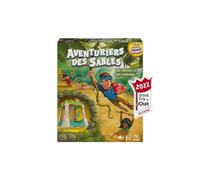 AVENTURIERS DELLE SABLES - Gioco da tavolo e di azione sensoriale con sabbia magica Kinetic Sand - Affronta le sabbie mobili e l'ultimo esploratore ancora in piedi per vincere - gioco 4 anni +