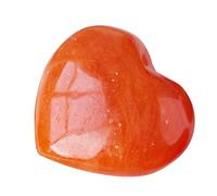 Aventurina rossa, cristalli curativi naturali a forma di cuore, rosso, pietra d'amore per San , ornamenti in pietra per alleviare lo stress, bel regalo per donne