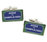 Avenue Des Champs-élysées Segnale Stradale Rettangolo Gemelli IN Scatola