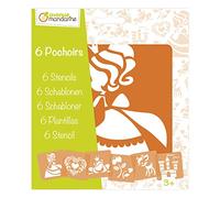 Avenue Mandarine 42836MD 6 Stencil assortiti, Motivo: Principesse