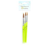 Avenue Mandarine 52531O Set d 3 pennelli con punta rotonda