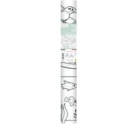 Avenue Mandarine GY078C - Graffy Roll - Rotolo 5m x 35cm - Poster 90g Prestampati, Disegno 50cm ripetuto 10 volte - Poster Gigante da colorare - Tema Ecosistema