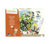 Avenue Mandarine PU007O - Puzzle educativo bambini 40 pezzi- Le Stagioni - Poster incluso
