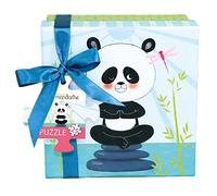 Avenue Mandarine PU008O - puzzle da 25 pezzi e un poster 25x25 cm che servono di guida, Panda