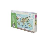 Avenue Mandarine PU014C - Puzzle educativo bambini 76 pezzi - Mondo - Poster incluso