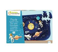 Avenue Mandarine PU017C - Puzzle educativo bambini 76 pezzi - Sistema Solare - Poster incluso