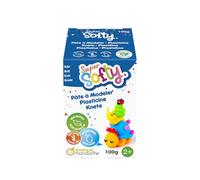 AVENUE MANDARINE SO0880100200C - Une Boite de 100 g de PATE A MODELER - SuperSofty - À partir de 2 ans - BLEU