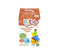 AVENUE MANDARINE SO0880100752C - Une Boite de 100 g de PATE A MODELER - SuperSofty - À partir de 2 ans - ORANGE