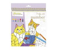 Avenue Mandarine - Taccuino da colorare, GY156C, Gatti