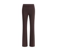 Avenue Montaigne Brown Elastane Flared Pants - 14