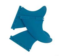 Avere FCS Ii Futures Box Tail Construction Systems Rosso/Giallo/Verde/Blu Plus Rudder Core Stability Nylon Control - Compatibile 3 pezzi Surfboard Glass Set con pinna per fibra