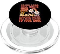 Avere fede Gesù Retro cristiano PopSockets PopGrip per MagSafe