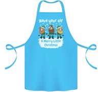 Avere il Tuo Elfo A Merry Piccolo Natale Cotone Grembiule 100% Biologico
