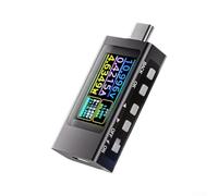 Avere tester di potenza 0 per analisi 12a voltmetro amperometro USB-c schermo IPS per Ripple e Charge Pd Detection Rapid Protocollo 40v nero