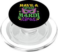Avere un grande Mardi Gras PopSockets PopGrip per MagSafe
