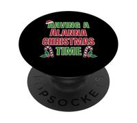 Avere un nome di riunione di famiglia Alanna Christmas Time PopSockets PopGrip Adesivo