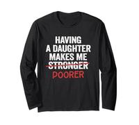Avere Una Figlia Mi Rende più povero papà Figlia Padre Maglia a Manica