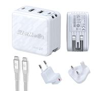 AVerMedia Caricatore Portatile per Nintendo Switch, Ricarica Rapida GaN da 100W, Docking Station HDMI 4K60 per TV, iPhone, iPad, Laptop, PC, Accessori Gaming, Adattatori UK & EU Inclusi, CORE GO GC313