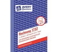 Avery 1732 A6 40pagine modulo e libro contabile