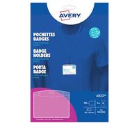 AVERY - 20 buste trasparenti in platino morbido - 90 x 60 mm - stampa laser/getto d'inchiostro (4823)