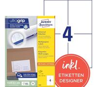 AVZ 3483 - Etichette universali, 105 x 148 mm, 400 pz, bianche