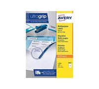 Avery 3483 Etichette multiuso, 100 fogli, 4 etichette per foglio