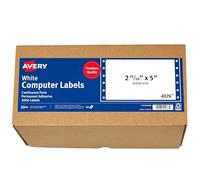 Avery 4076 Rettangolo con angoli arrotondati Permanente Bianco 3000pezzo(i) etichetta autoadesiva