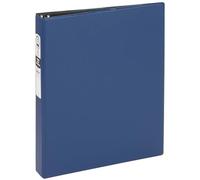 Avery - 5725, Raccoglitore essenziale, con anello rotondo da 3,8 cm, colore: nero Confezione da 12 1 Inches Blue