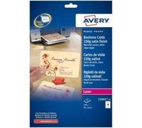 Avery Biglietti da Visita C32025-25 BIGL. DA VISITA PRETAGL. 85X54 25FF