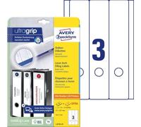 Avery Border Binder Labels, White 61 x 297mm (25)