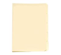 Avery Buff Foolscap Cartelle manilla durevoli con linguette, confezione da 5, di