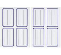 Avery Bustina di 20 etichette scolastici - 36 x 56 mm - Tagliere A6 - Linee Blu (scol1) (Confezione da 2)