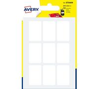Avery Bustina di 72 etichette multiuso 20 x 32 mm - Tagliere A6 (etsa09)