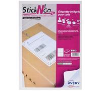 AVERY - Confezione da 100 etichette adesive compatibili Colissimo. Formato 113 x 164 mm. Stampa laser, a getto d'inchiostro