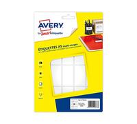 AVERY - Confezione da 320 etichette autoadesive, formato 48,5 x 25 mm ETE020 bianco