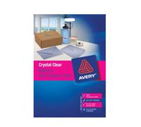 Avery Crystal Clear Etichette di spedizione adesive permanenti antistrappo, conf