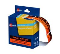 Avery Dispenser per etichette con avviso finale, autoadesivo, robusto, per uso g