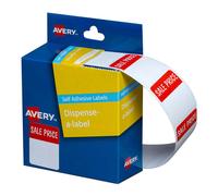 Avery Dispenser per etichette prezzo di vendita Adesivo rimovibile per uso gener