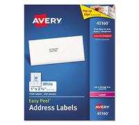 Avery Easy Peel Address Label - 2.62 Amp; Quot; width x 1 Amp; Quot; length - 30/Sheet - Permanent - 250/Box - bianco