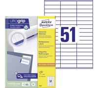 Avery-zweckform 3420 etichette 70 x 16.9 mm carta bianco 5100 pz permanente