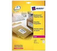AVERY - Etichette Impermeabili per Pacchi 99.1 x 67.7 mm Confezione 25 pezzi