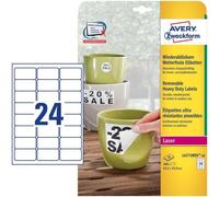 Avery Etichette Indirizzi / Pacchi L4773REV-20 ETIC.POLIESTERE 63.5X33.9 20FF