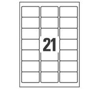 Avery Etichette Indirizzi / Pacchi L7560-25 ETICH TRASP.INDIRIZ63 5X38 1 SING.