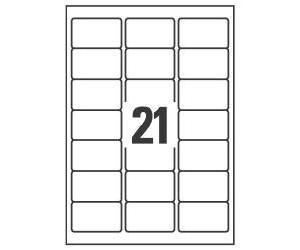 Avery Etichette Indirizzi / Pacchi L7560-25 ETICH TRASP.INDIRIZ63 5X38 1 SING.