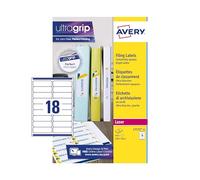 Avery Filing Labels Laser for Ring Binder 18 per Sheet 100x30mm Ref L7172-25 [450 Labels]