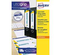 Etichetta adesiva L4761 - permanente - 192x61 mm - 4 etichette per foglio - bianco coprente - Avery - conf. 25 fogli A4