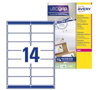 Etichette Adesive QuickPeel Avery - A4 - 99,1x38,1 mm - L7163-100 (Bianco Conf.