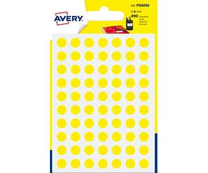 Avery Italia PSA08J Etichetta Adesiva Rotonda