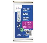 Avery Italia R4828F - 10 cordoncini in pet riciclato fantasia floreale, lunghezza 44cm x 2cm larghezza