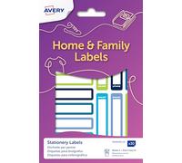 Avery Italia RESMI30G-UK Etichette per penne blu/verde, 50x10mm, 30et